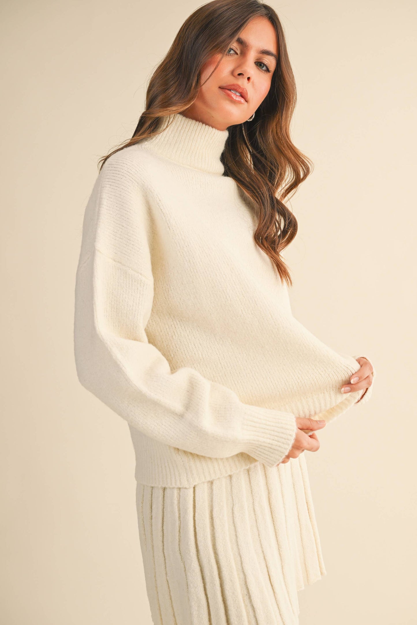 Knit Sweater and Skirt Set