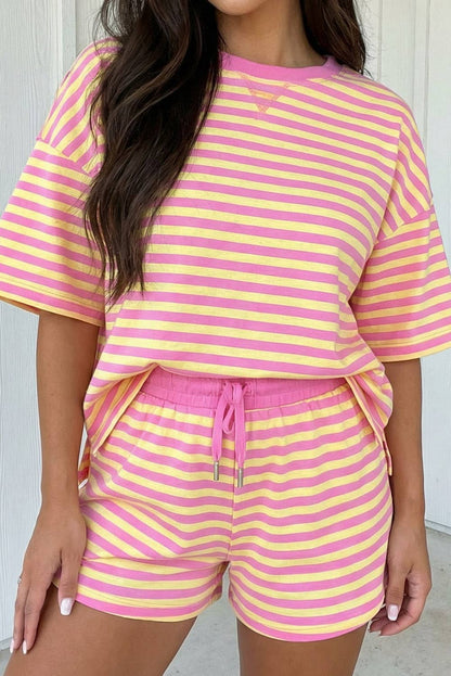 Pink Lemonade Striped Set