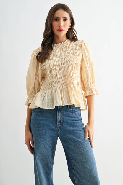 Vienna Smocked Top