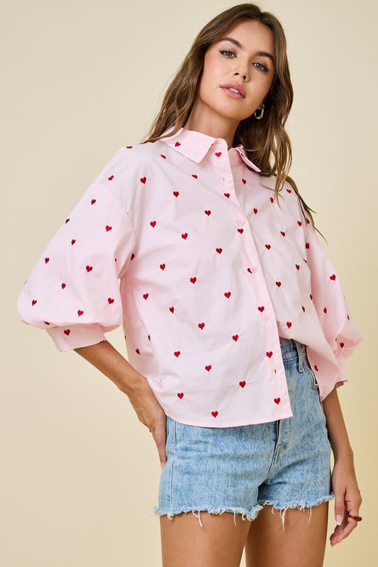 Corazon Button Down