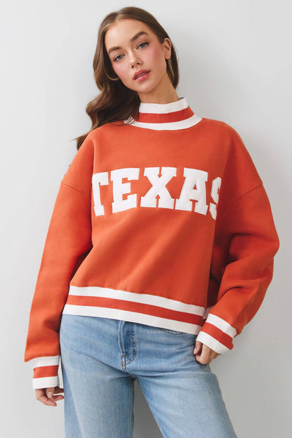 Texas Cropped Sweatshirt