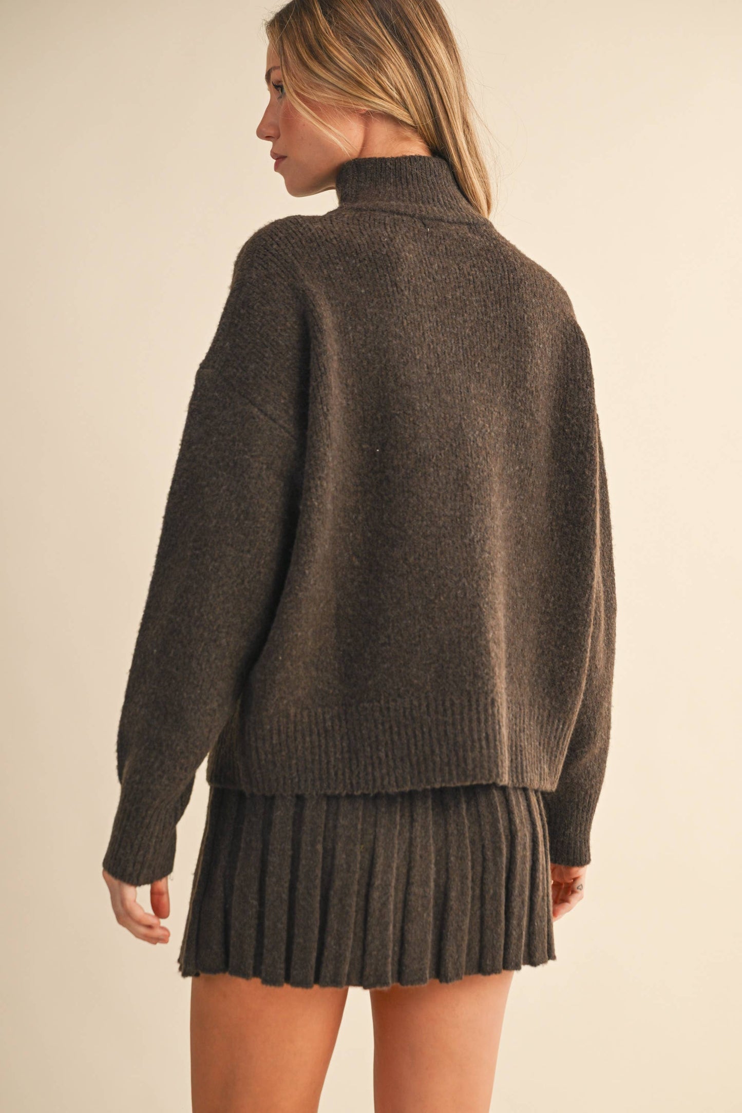 Knit Sweater and Skirt Set