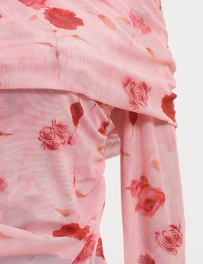 Botanical Breeze Mesh Top